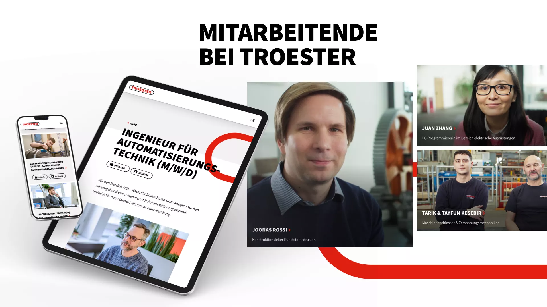TROESTER Karriereportal mit Jobs und Mitarbeitervideos