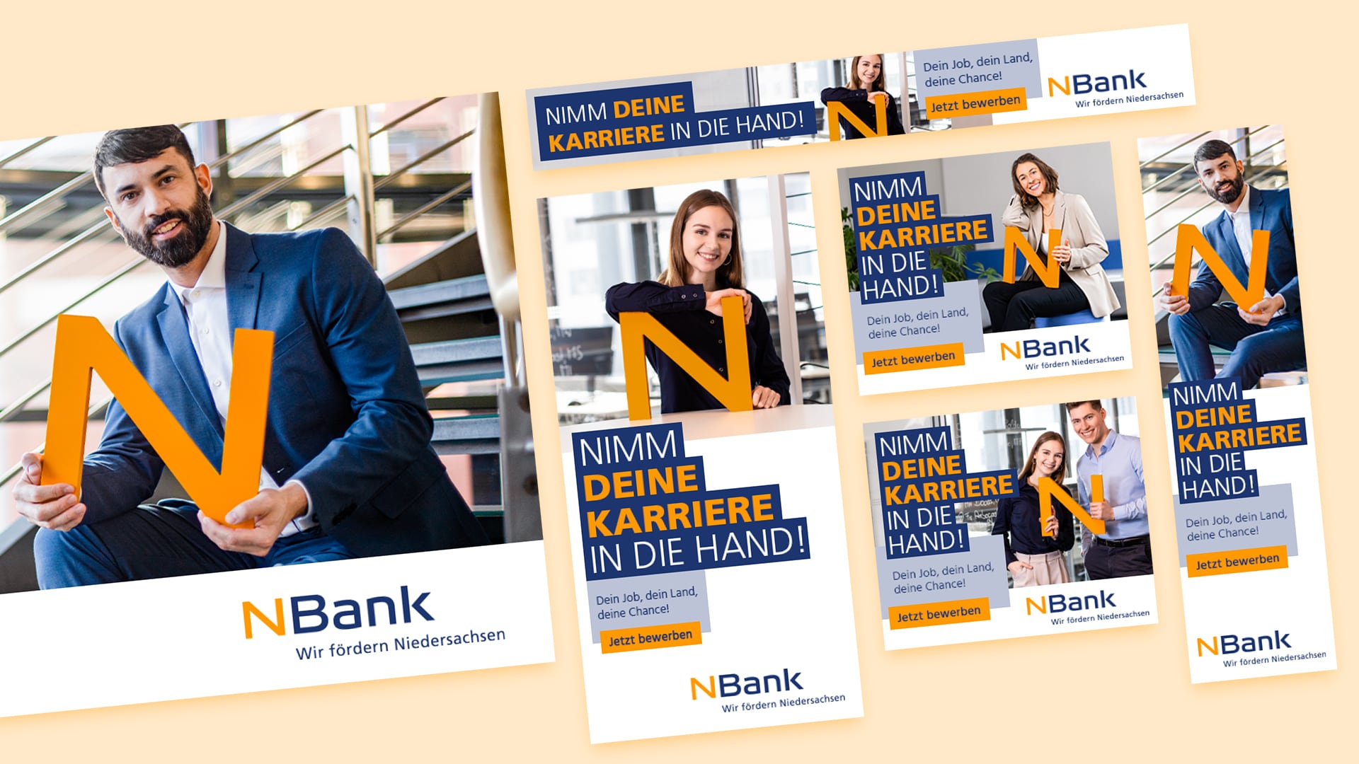 NBank Recruiting-Kampagne Banner-Ads
