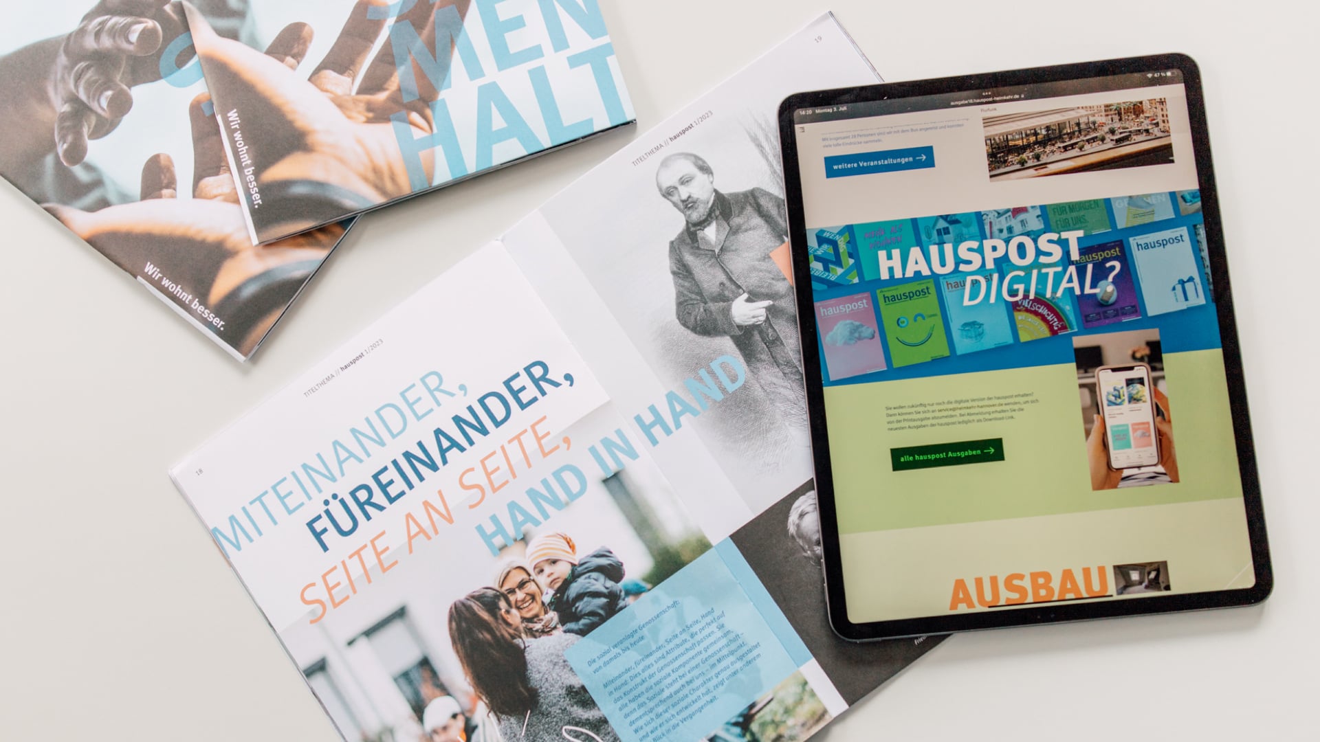 Foto der Hauspost Print und Digital