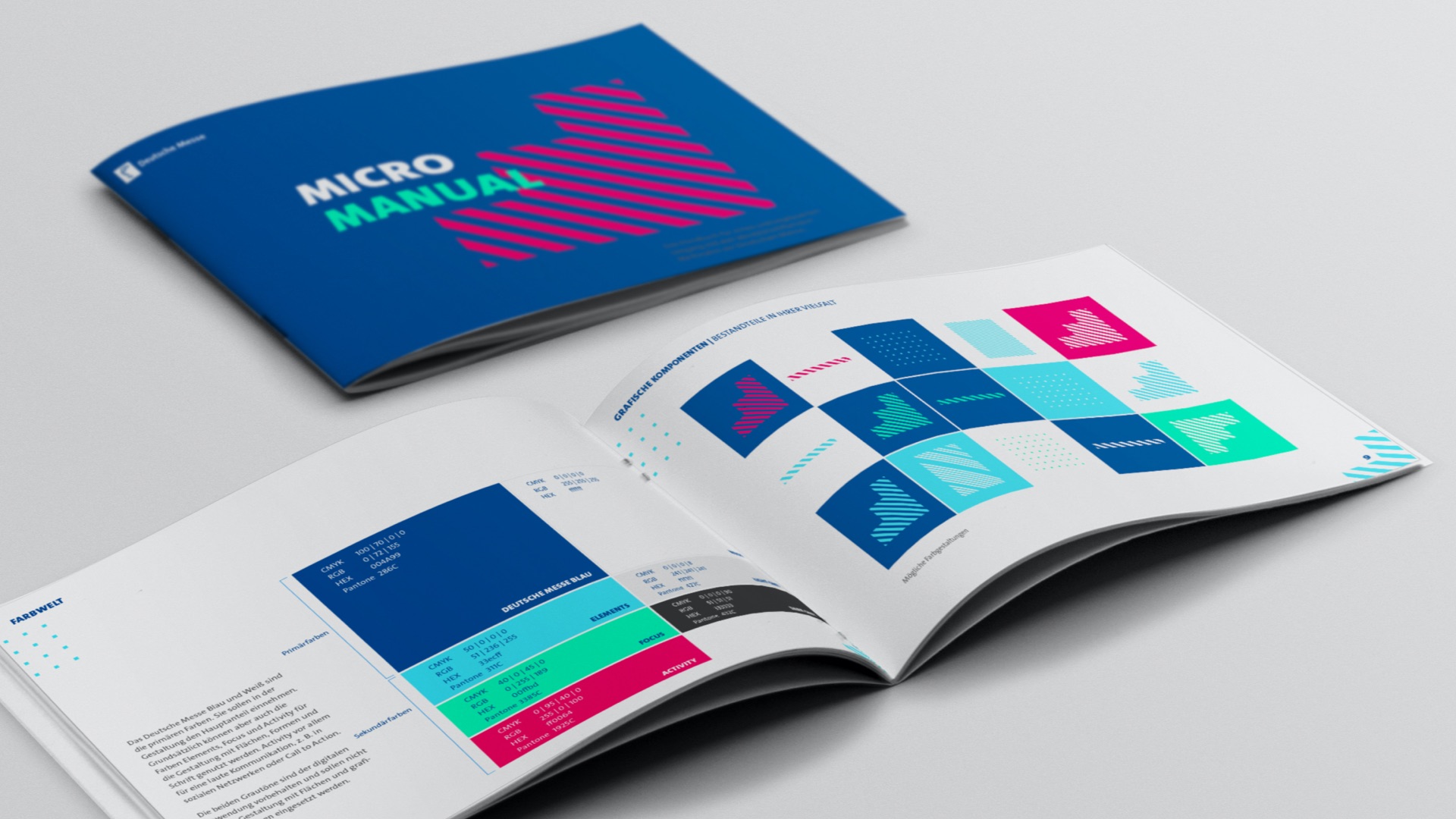 Referenz Deutsch Messe Rebranding CD-Manual