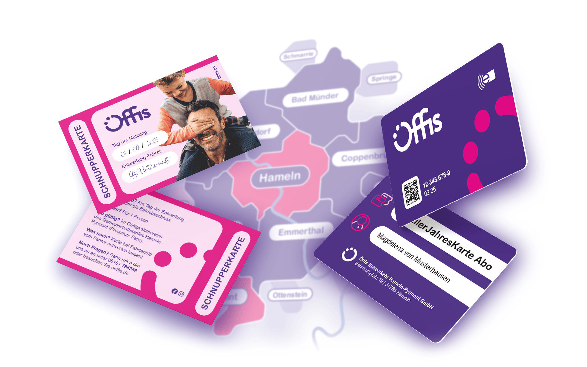 Öffis – Nahverkehr Hameln-Pyrmont Rebranding - Motiv1