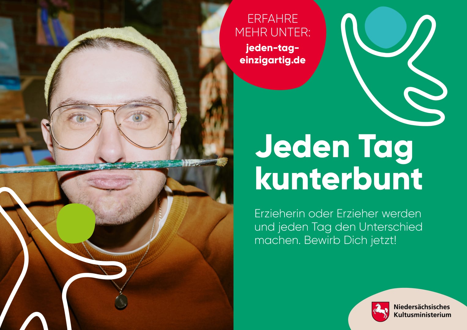 Erzieherkampagne Kultusministerium Hannover - Motiv 1